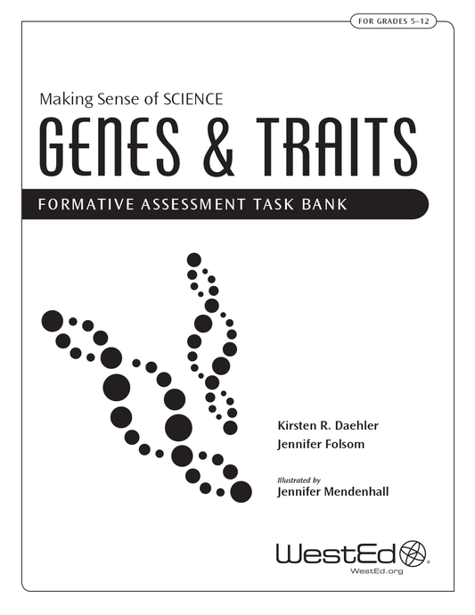 Cover Image for Making Sense of SCIENCE: Genes & Traits Formative Assessment Task Bank